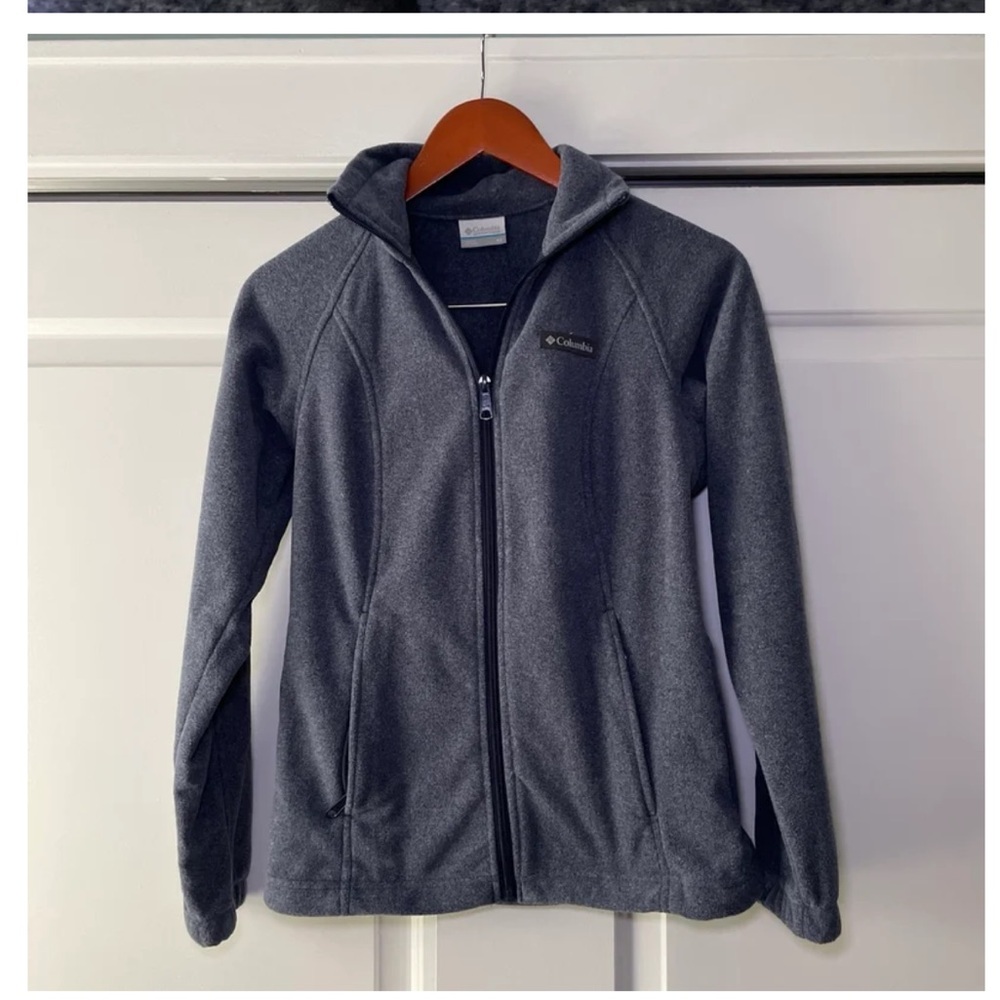 Columbia blue Heather Full-Zip Fleece
